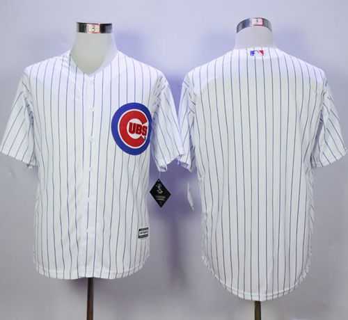 Chicago Cubs Customized Men's White Strip New Cool Base Stitched MLB Jersey,We sell and wholesale Chicago Cubs Customized Men's White Strip New Cool Base Stitched MLB Jersey on line form chian!
